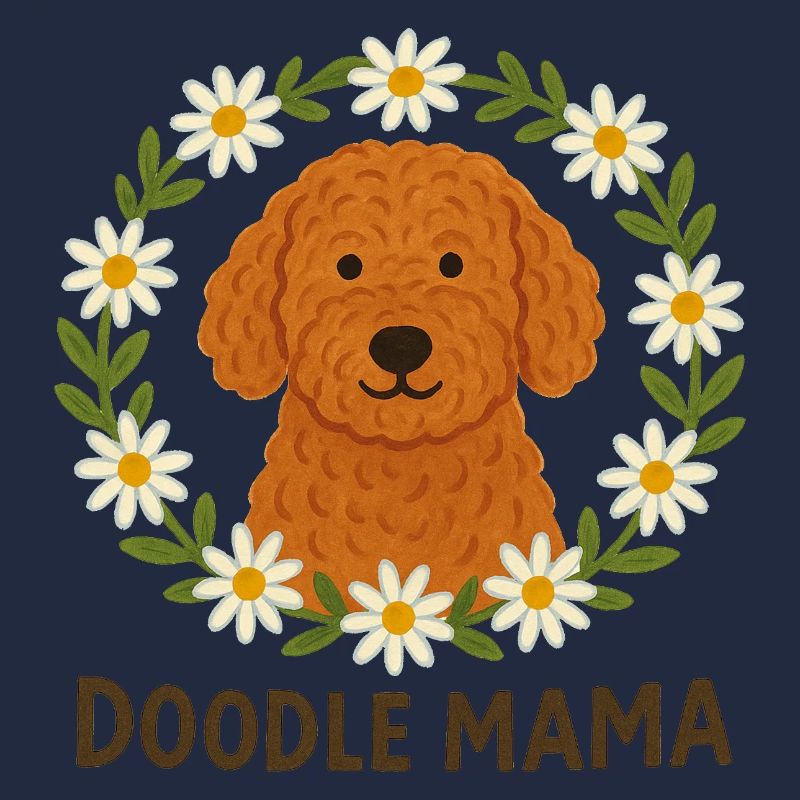 Doodle Dog Daisy Frame