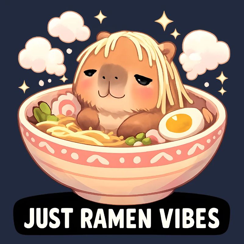 Ambiance capybara avec ramen