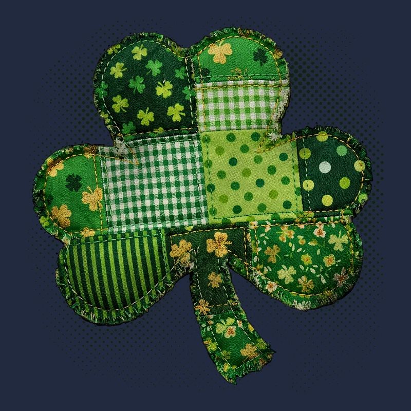Trèfle – St. Patrick vintage en patchwork