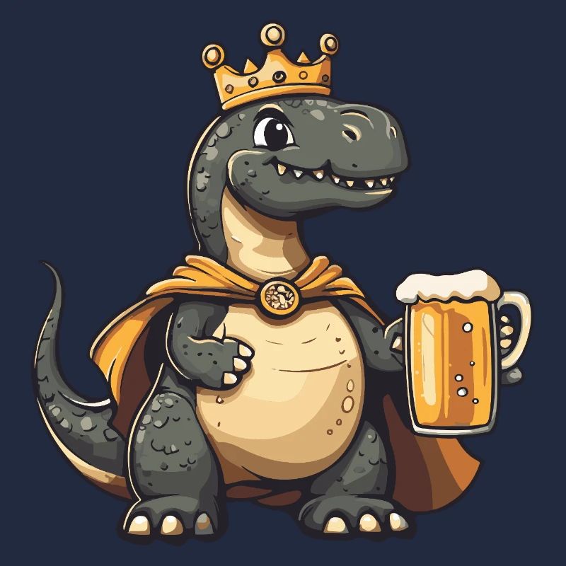 Dinosaurier brontosaurus Bier König