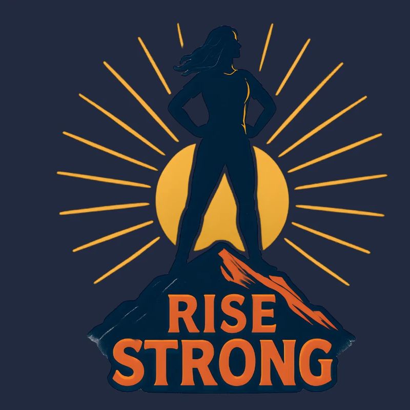 Rise Strong Bergsteigerin