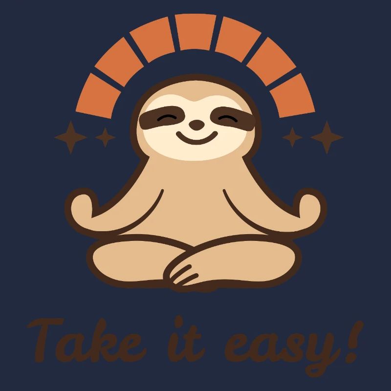Take it easy – Relaxed Sloth Design