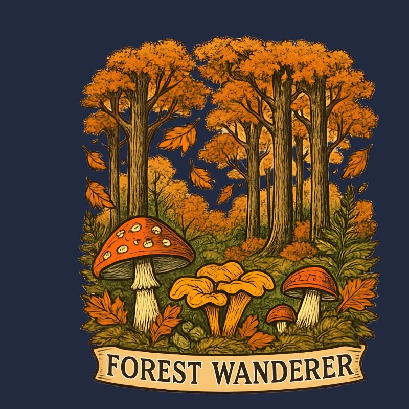 Waldwanderer Herbstpfad