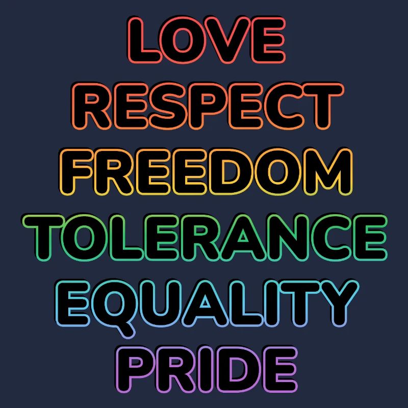Neon Pride: Love Respect Freedom