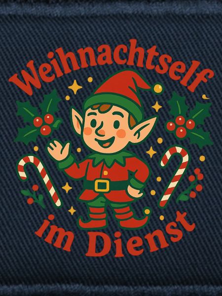 Weihnachtself im Dienst