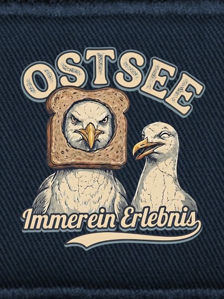 lustige Ostsee Möwe