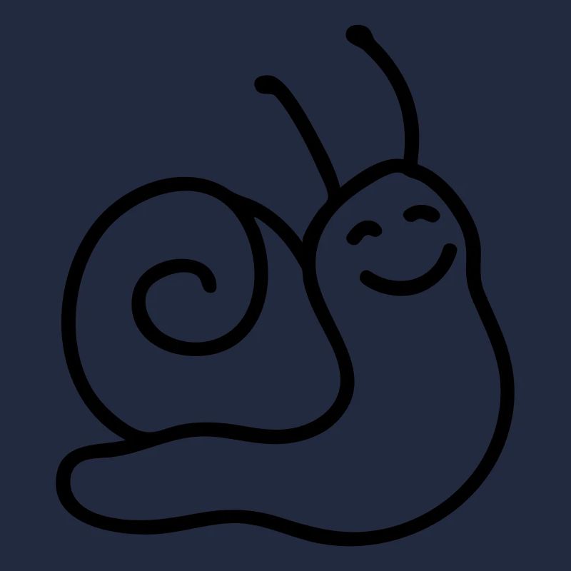 Fröhliche Schnecke - Line