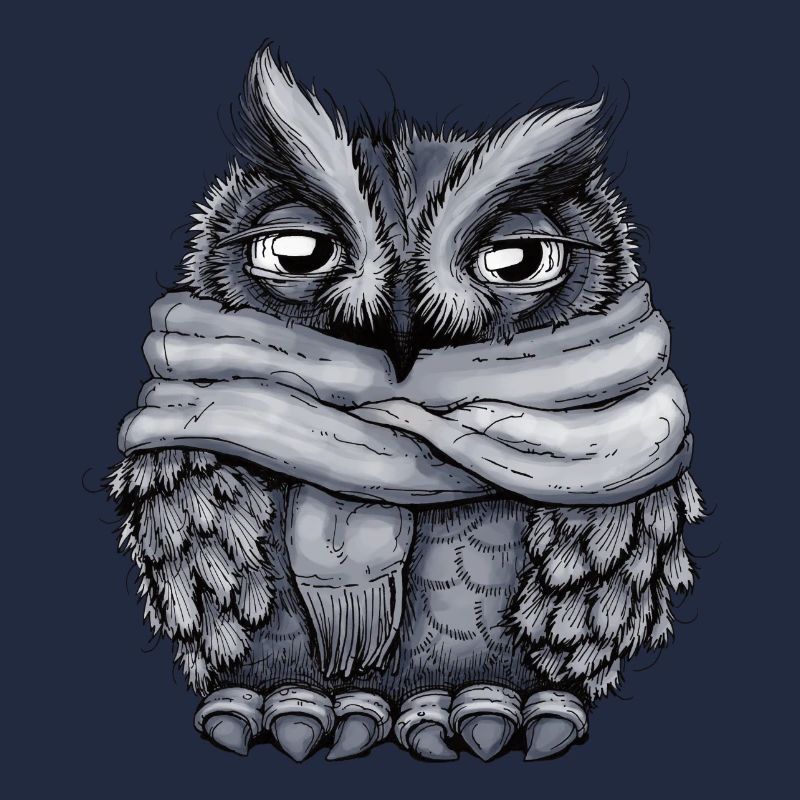 Freezing owl