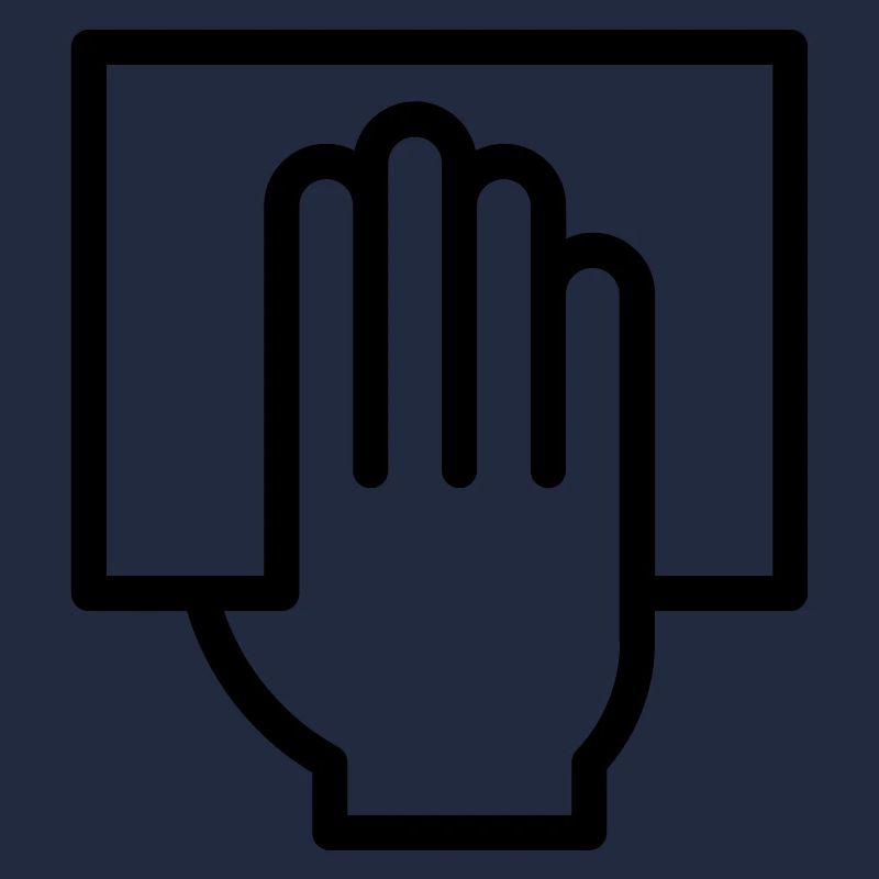 Hand mit Stimmzettel