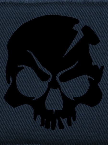 skull design bone