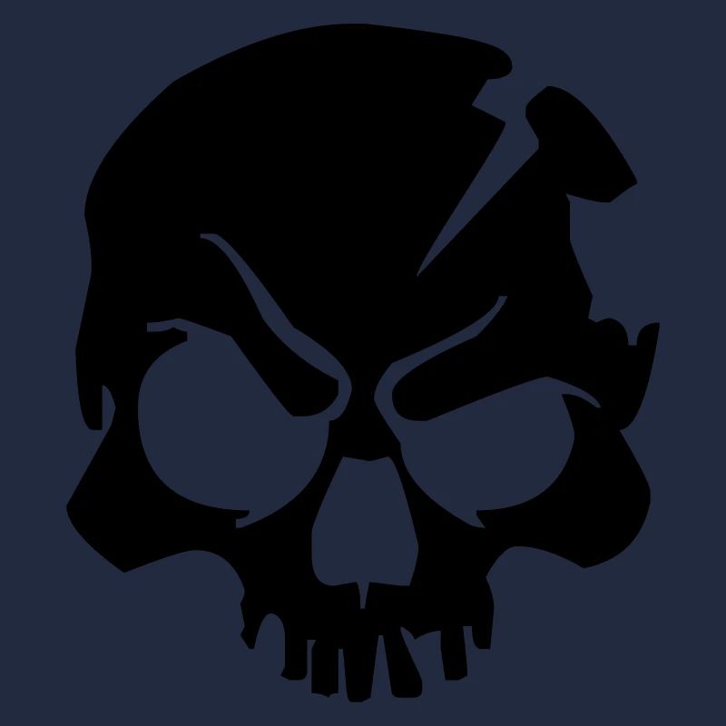 skull design bone