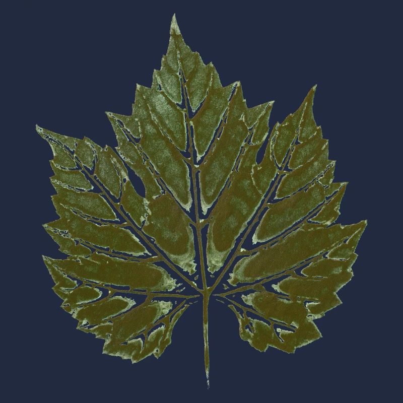 Grape leaf GREEN - leaf print - WINER & GARDEN