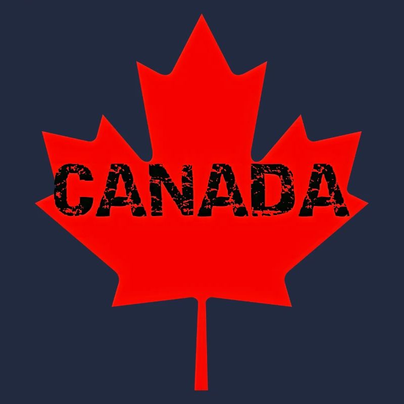 Faded Canada Maple Stamp