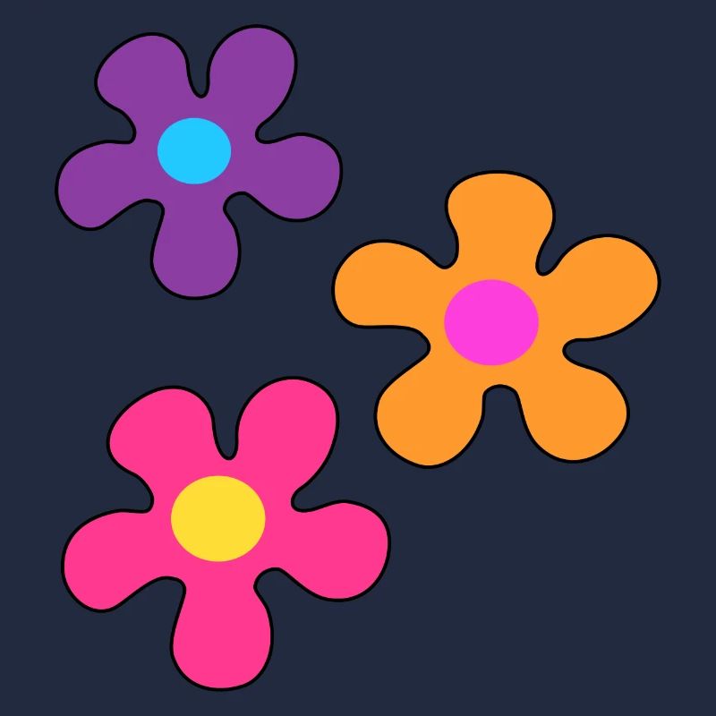 Fleurs hippie