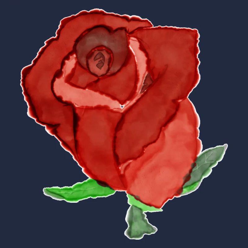 Romantic Rose Illustration