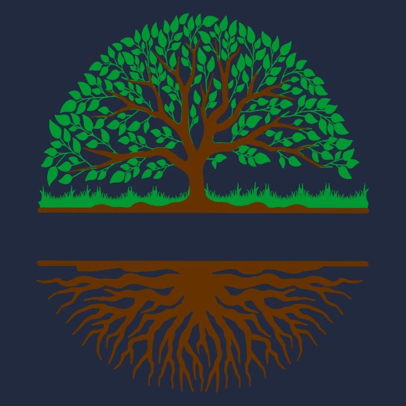 Tree with roots banner 3