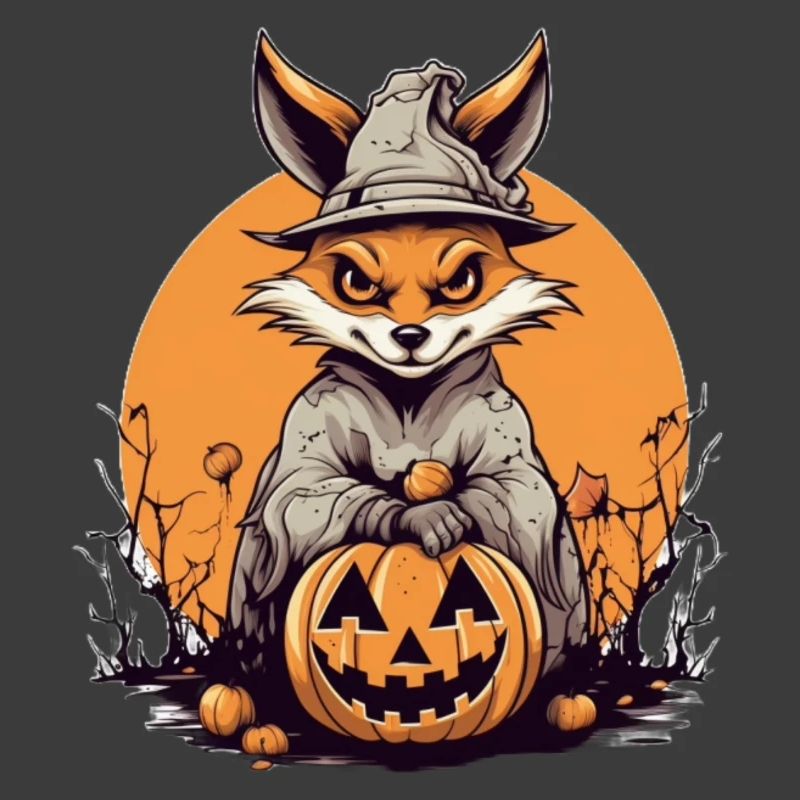 Grim Fox in the Witch's Forest