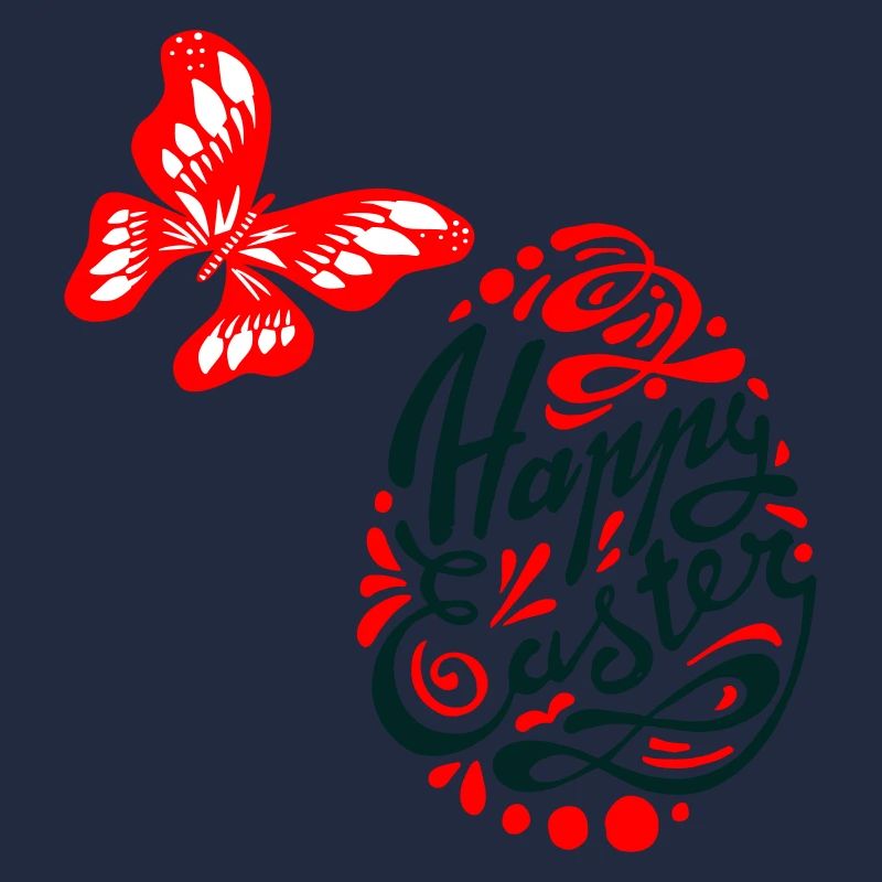 Easter Egg Butterfly Easter