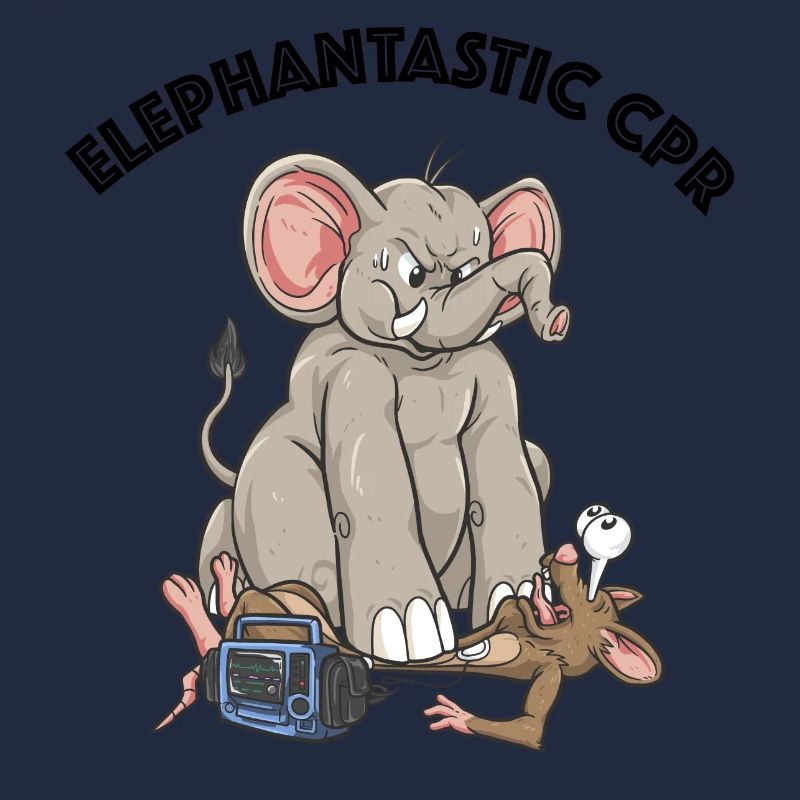 CPR Cartoon - Elephantasric CPR