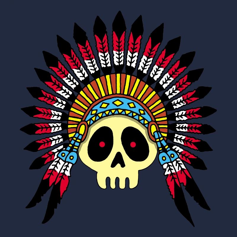 Indianerhäuptling Schädel
