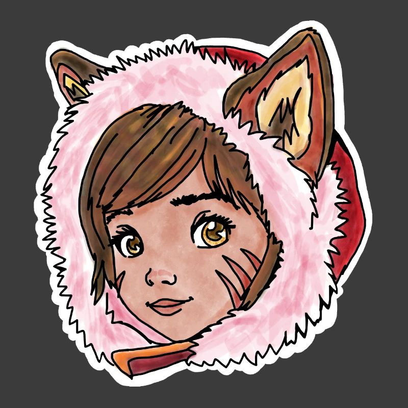 Rotkäppchen als kleiner Wolf