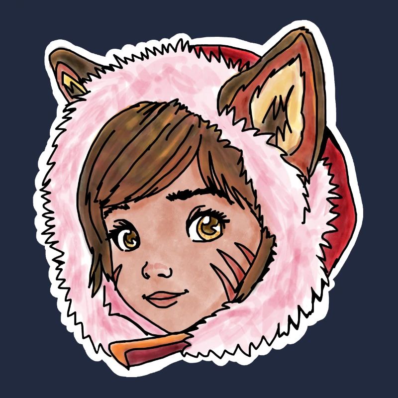 Rotkäppchen als kleiner Wolf
