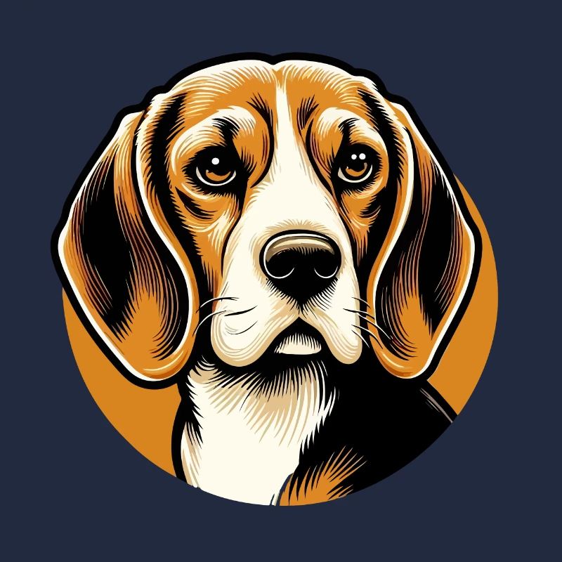 Beagle Dog Head