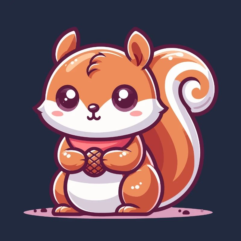 Squirrel with a seed