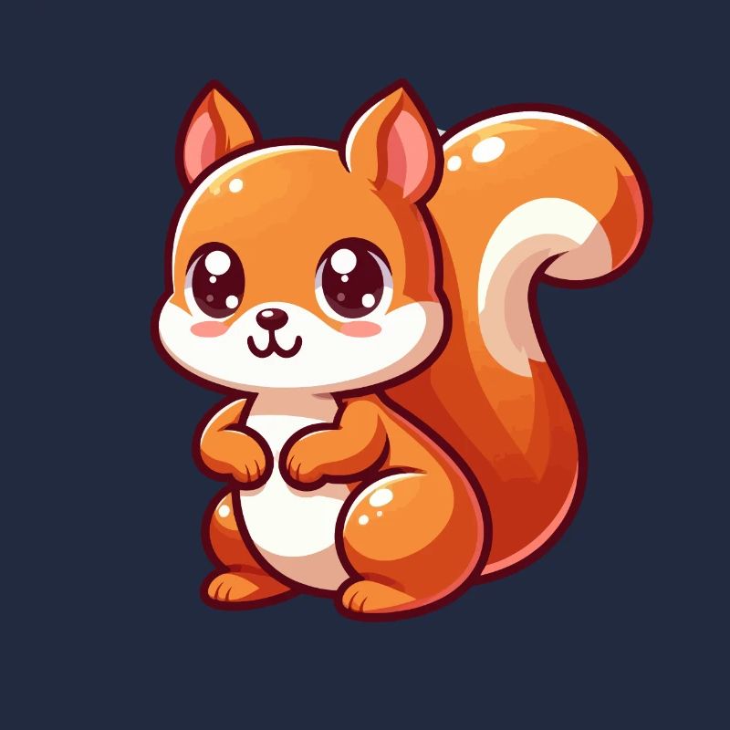 Kawaii Eichhörnchen