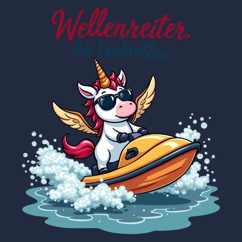 Wellenreiter-Einhorn
