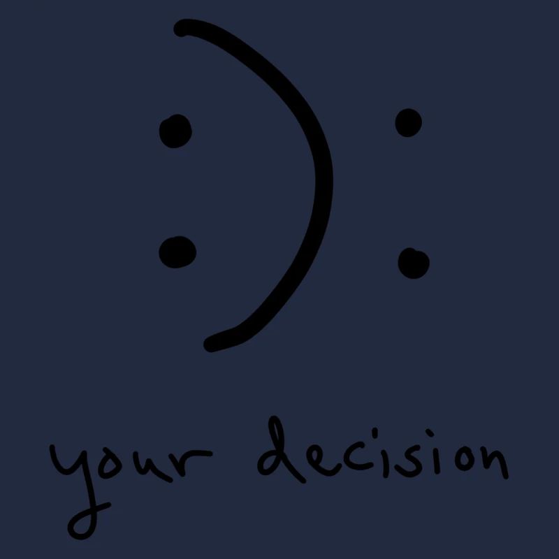 Lächeln oder nicht lächeln - Deine Entscheidung