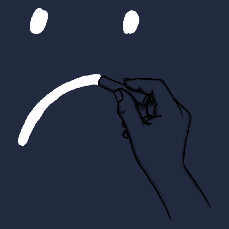 Sad face