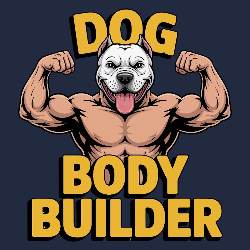 Dog Body Builder Gym Workout