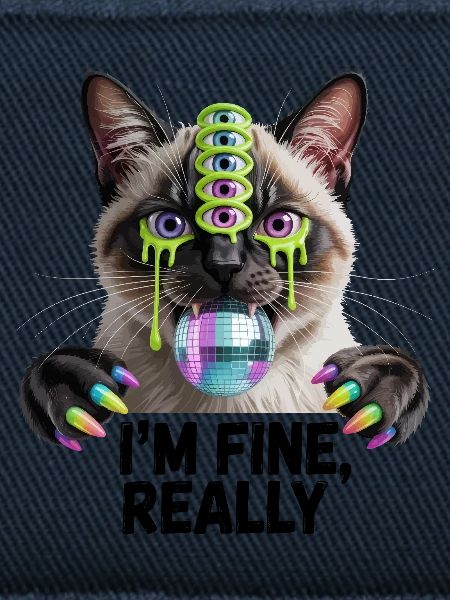 Neon-Mehräugige Disco-Katze