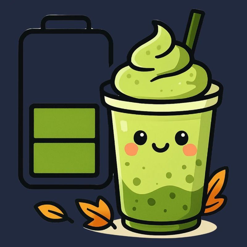 Matcha iced Latte Battery loading