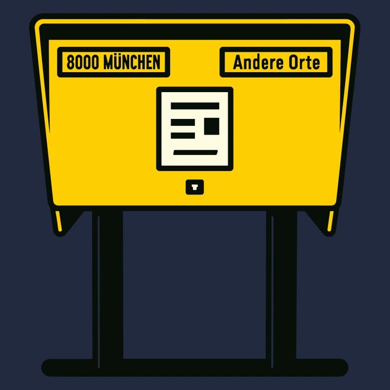 Munich Yellow Mailbox