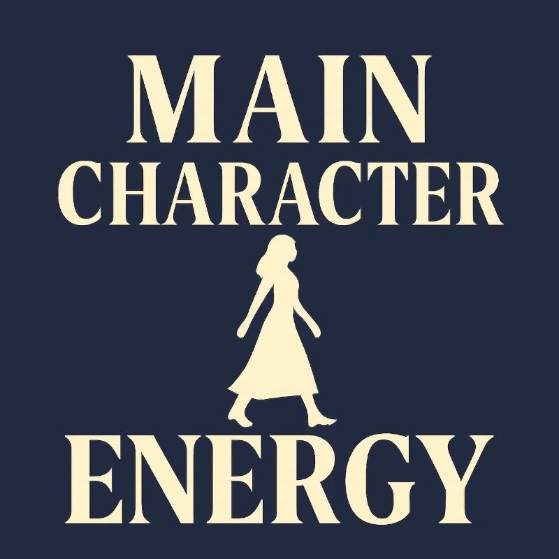 Main Character Energy Silhouette