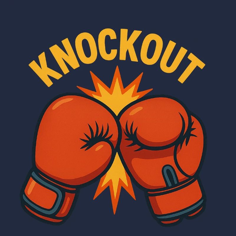 Knockout – Boxhandschuh Comic