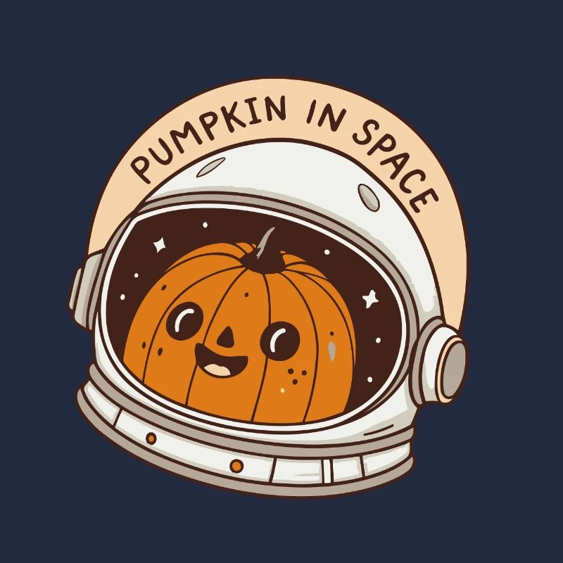 Citrouille Astronaute Espace