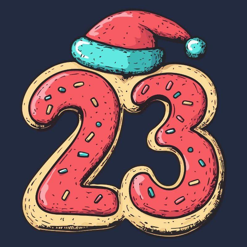 Biscuit de Noël à 23 chiffres