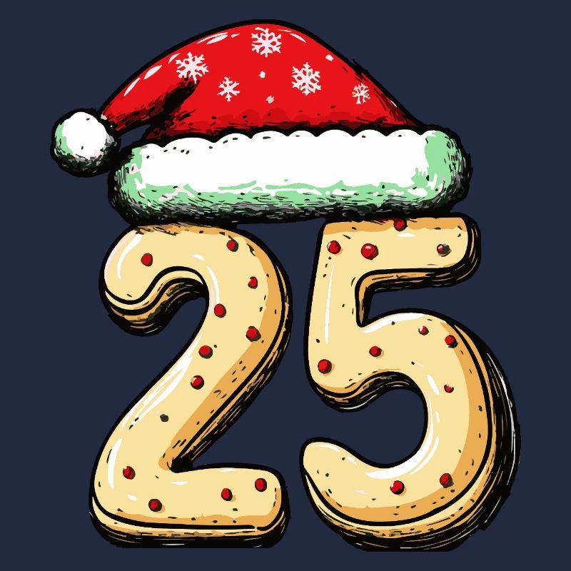 Biscuit 25 chiffres Noël