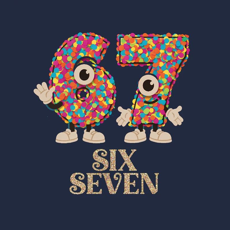 6 7 Meme Costume Replacement Carnival Gift