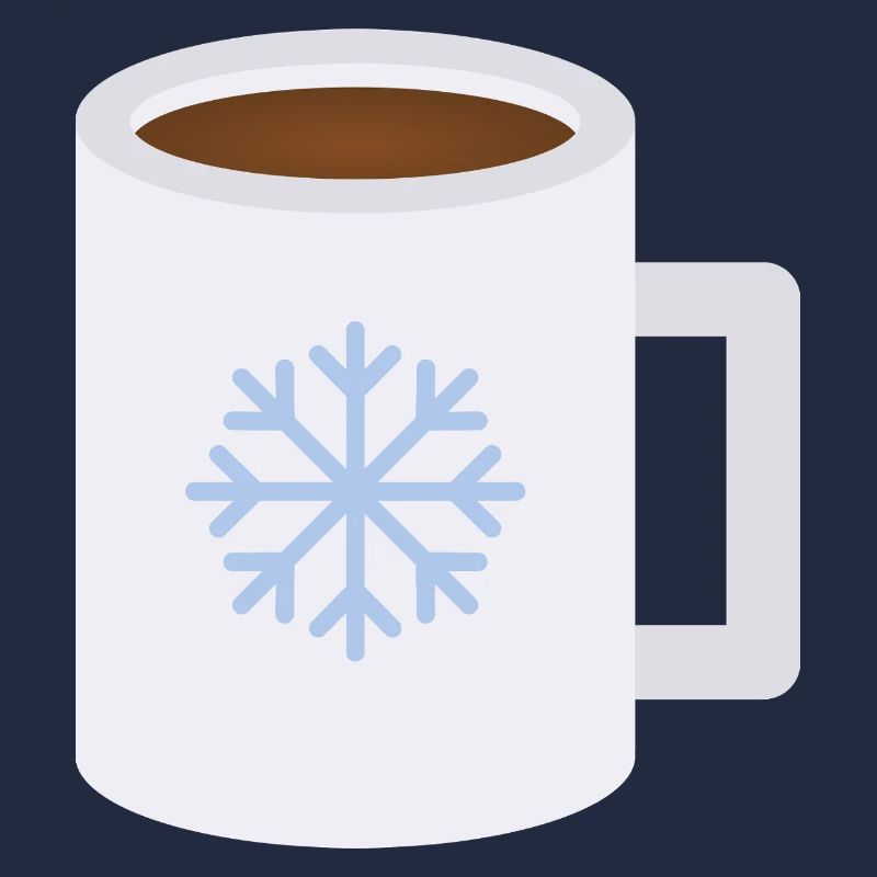 Snowflake Frost Mug Design