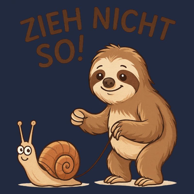 Don't pull like that! Sloth Snail