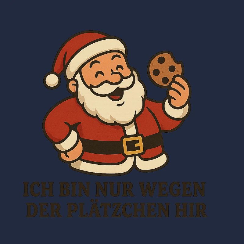Santa Plätzchen Spruch