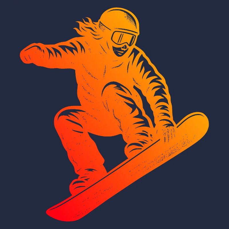 Einfach Snowboard zeitloses Design