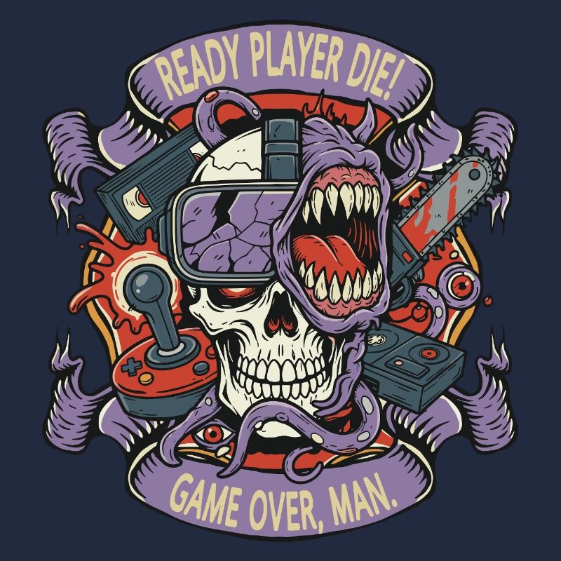 Ready Player Die Schädel