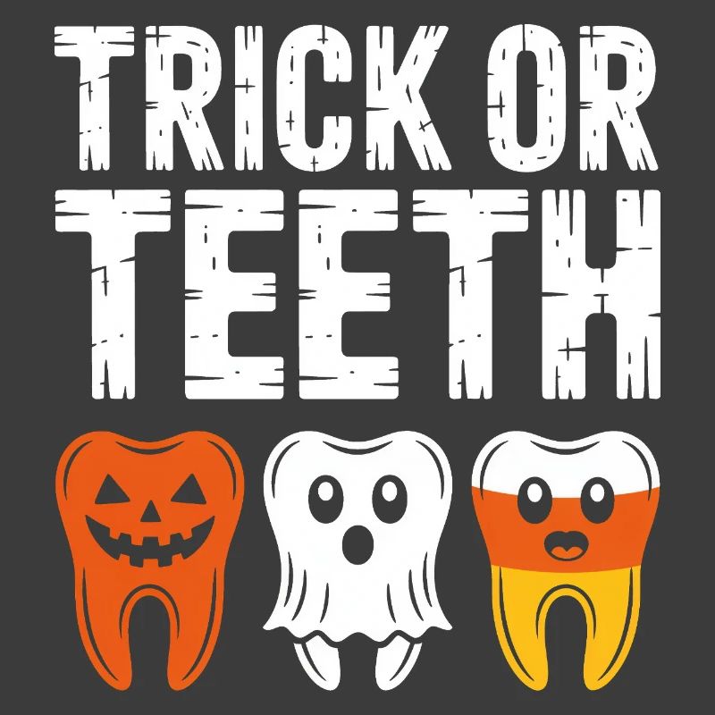 Trick oder Teeth Halloween-T-Shirt