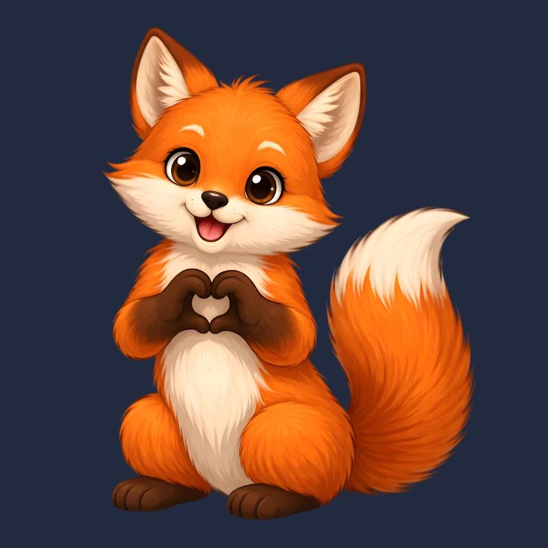 Liebesfuchs Herzform