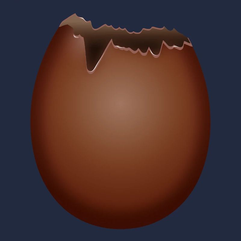 Bitten Chocolate Easter Egg